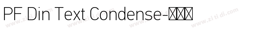 PF Din Text Condense字体转换